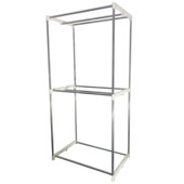 干衣机烘干机方形布外罩连接塑料边框条支架管组架子