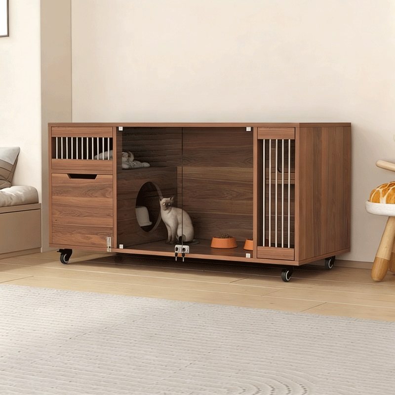 实木猫屋猫咪家用猫笼子室内猫笼猫厕一体猫窝猫舍小型猫柜猫别墅,宠物/宠物食品及用品,猫笼子/猫别墅,淘宝优惠券,粉丝福利购,淘宝优惠卷