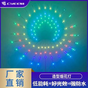 幻彩烟花灯圣诞节装饰LED音乐流水usb爆炸灯条全彩烟花灯带造型图