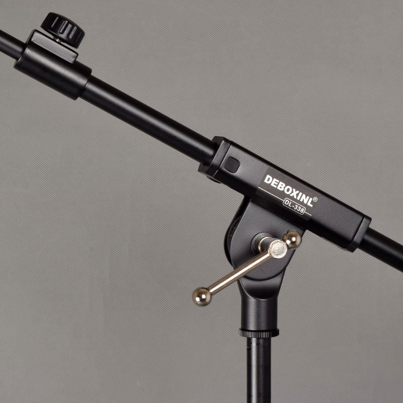 DEBOXINL DL-338 专业加重型麦克风话筒架直播麦架落地式话筒支架