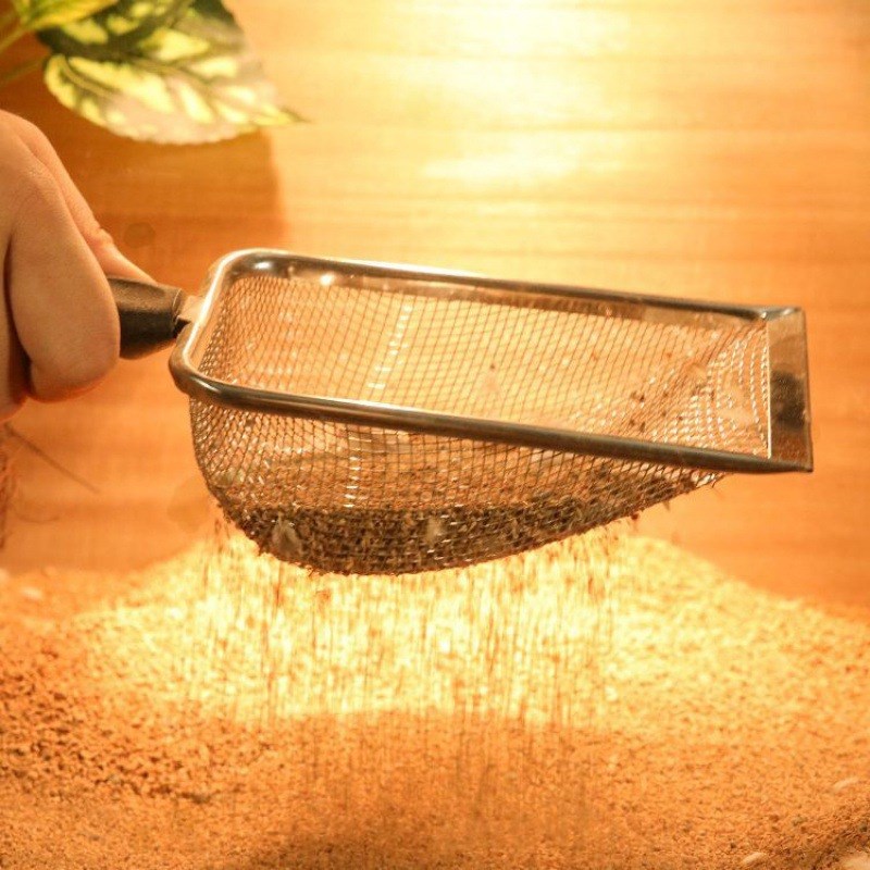 芦丁鸡粪便清理铲屎神器猫屎猫砂铲子细孔核桃砂垫料筛子仓鼠清洁
