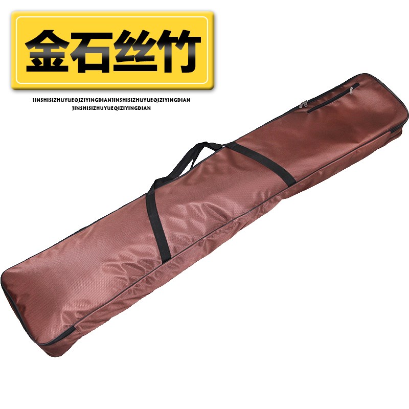 乐器配件尼龙布料卡其色古筝包乐器袋子包邮通用手提肩背加厚海绵