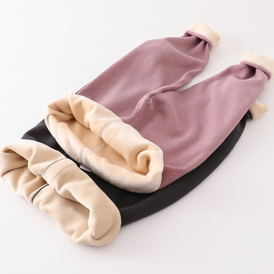 胖儿童男童加肥加大码内穿女童加绒保暖裤德绒一体绒裤胖童男卫生