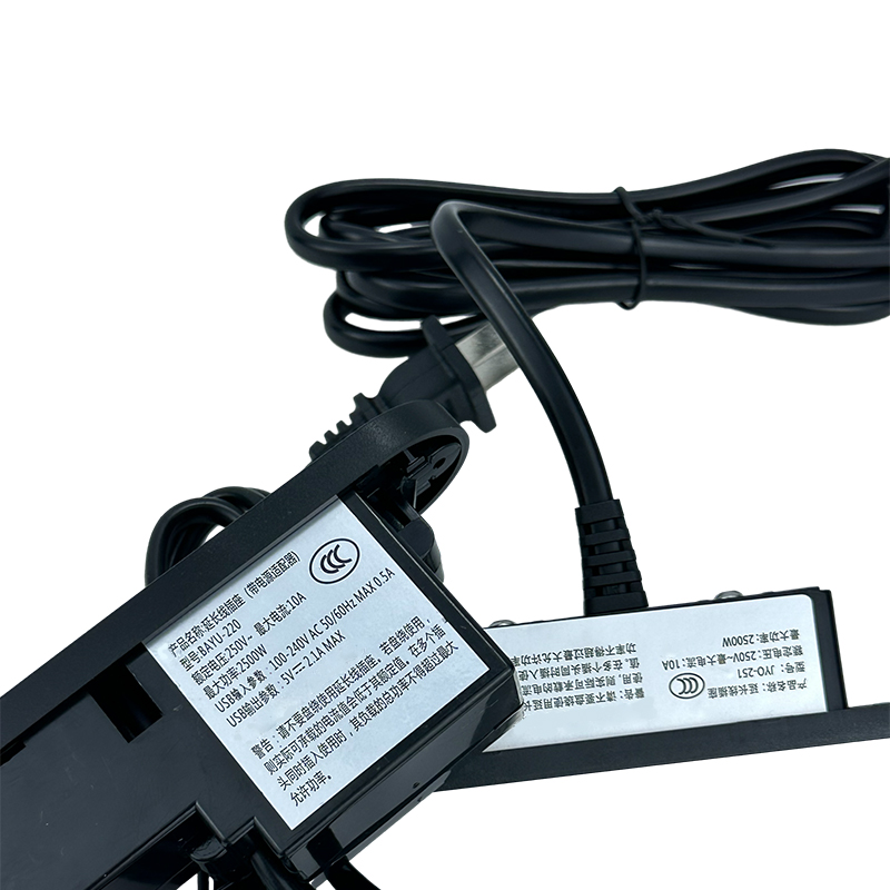 床头插座嵌入式排插隐藏充电大功率床头柜茶几3C认证内嵌接线板