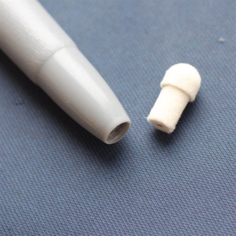 教鞭头蘑菇头毛毡头指挥棒教棍头配件教鞭笔头伸缩教鞭配件毛毡头