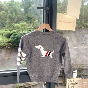 儿童毛衣男童秋冬季开衫打底针织衫2022新款洋气女孩秋装薄款外套