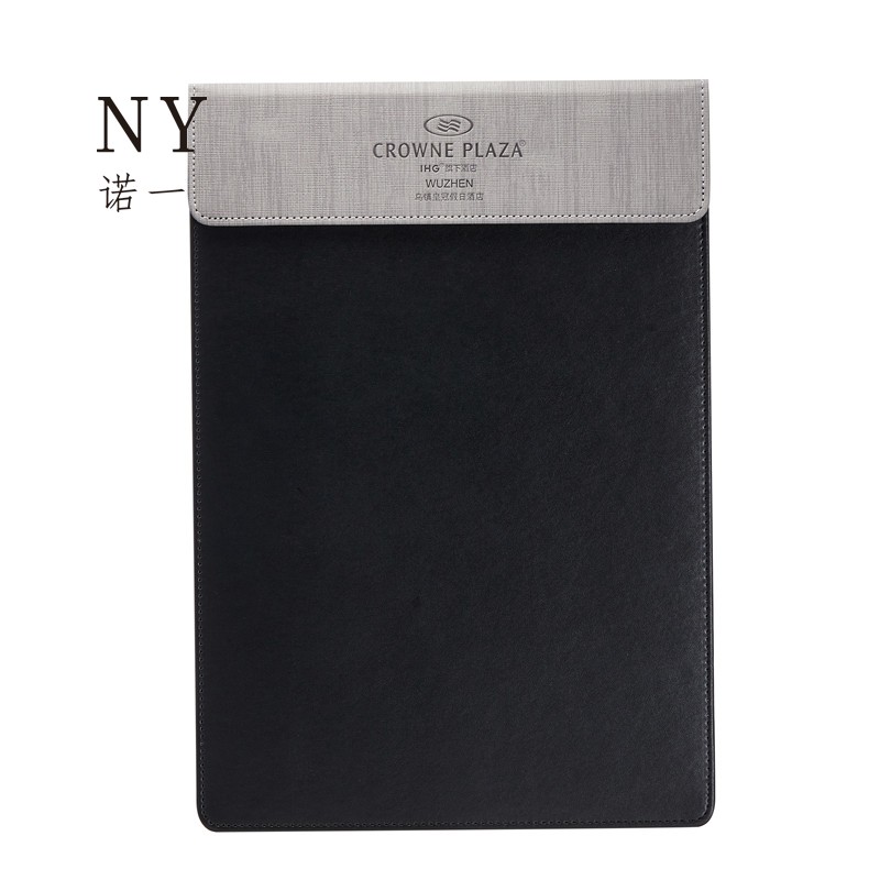 酒店高档磁性小便签夹本买单收银结账夹A4会议垫便签本留言册夹板