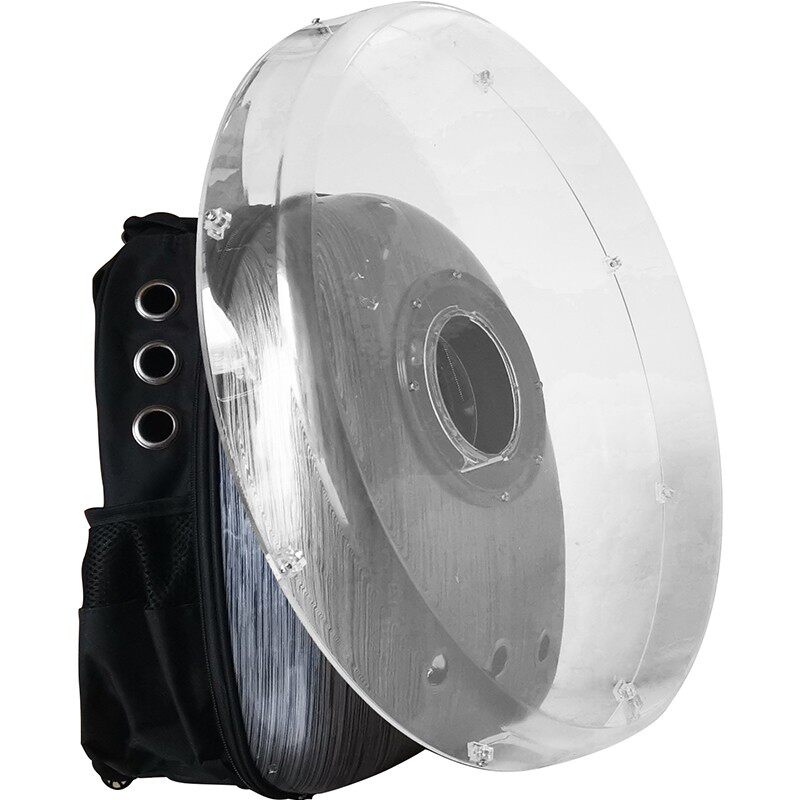 3d全息投影广告机裸眼无屏显示风扇42/50/65cm专用保护罩户外背包