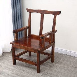 主人椅茶桌椅实木椅子新中式官帽围椅禅意家用阳台庭院防腐椅子