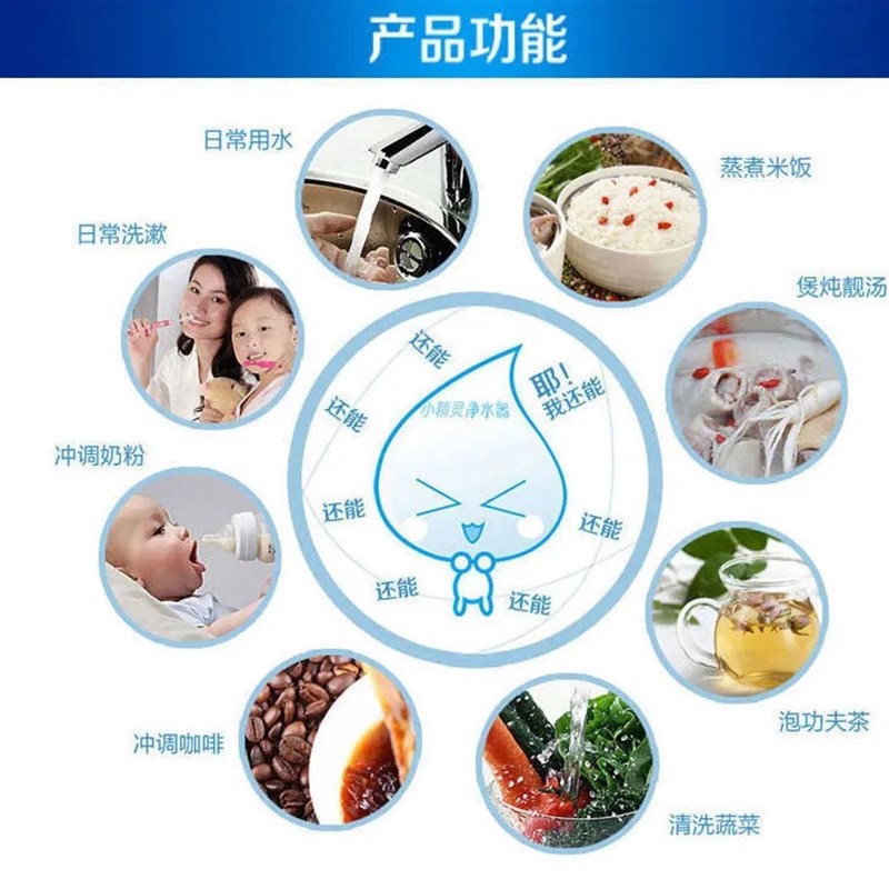 史帝夫净水器滤芯家用过滤器阻垢烧结碳棒滤芯通用超滤膜活性碳棒