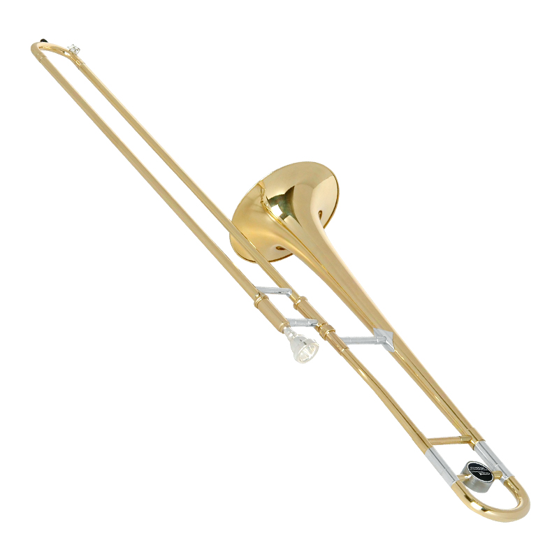 专业演奏降B调次中音长号铜管拉管号一体式喇叭管乐器带便携箱包