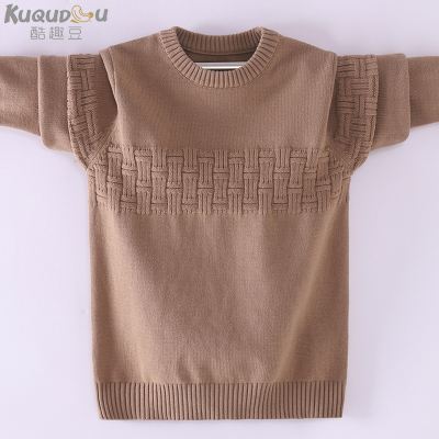 薄款春秋中大童毛衣纯棉大童打底衫薄款男童全棉毛衫低领针织衫