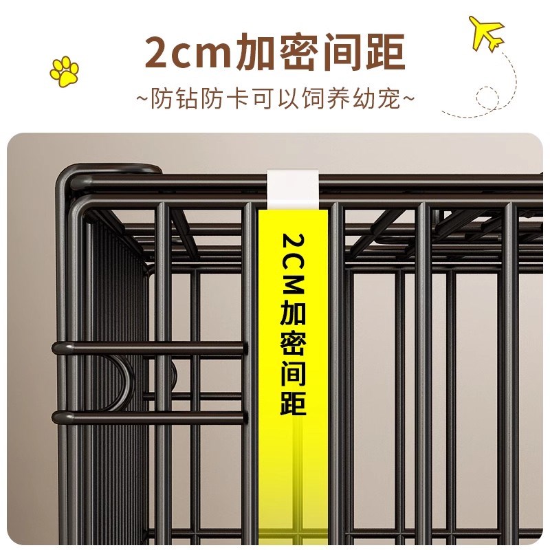 兔子笼子大号家用室内可折叠双层带厕所鸡鸭鸽子笼子加密广东深圳