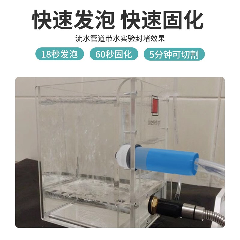 防水防火耐高温专用阻燃发泡胶电缆管道门窗封堵洞泡沫填充剂KLS