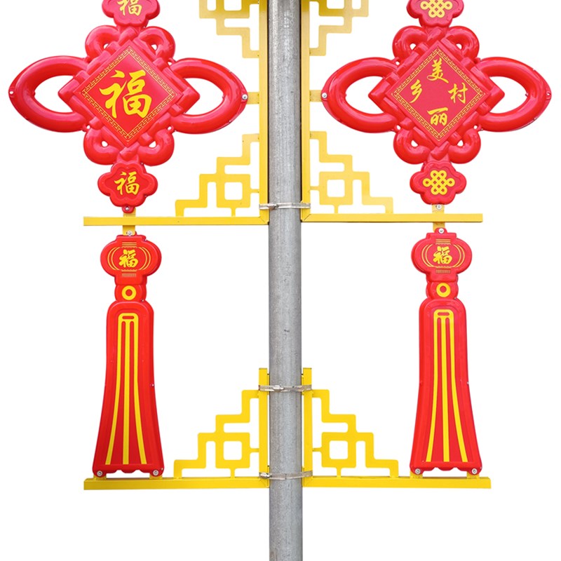 led中国结灯笼户外广告亚克力灯笼小区路灯灯罩2024龙年新春元旦