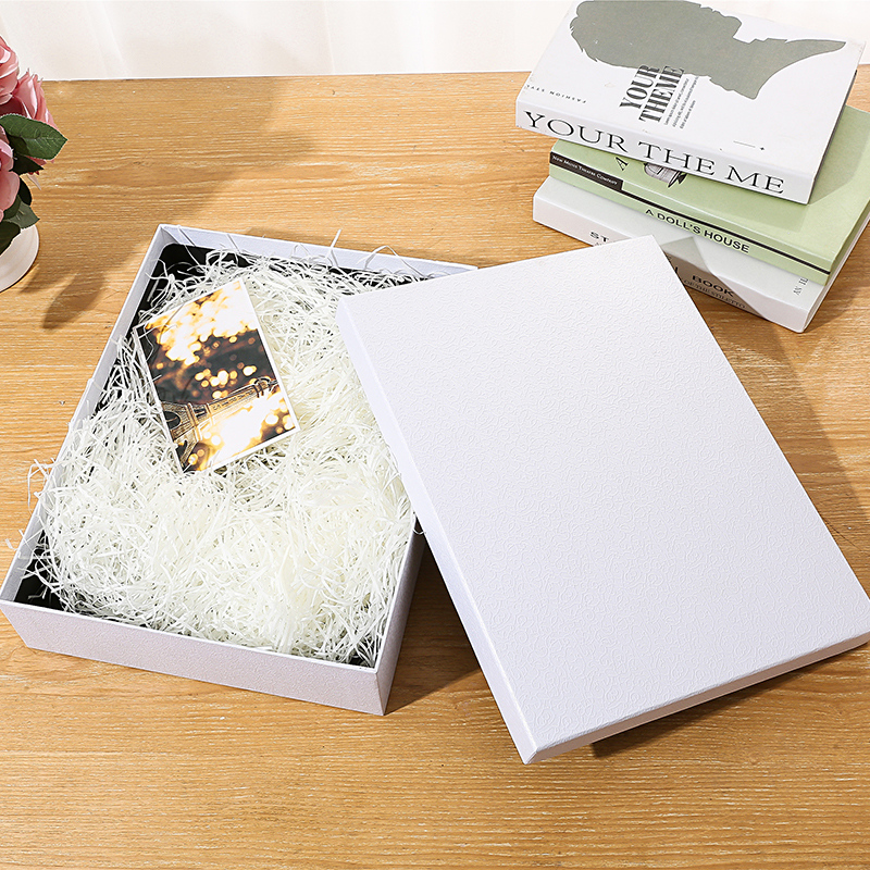 纯白色礼品盒空盒子生日礼物盒子大号长方形礼盒包装盒定制印logo