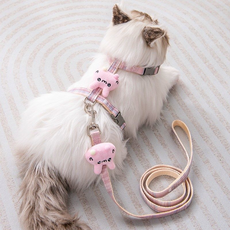 猫咪牵引绳猫咪H型胸背带遛猫绳小兔子防挣脱猫链子宠物狗狗绳子,宠物/宠物食品及用品,猫牵引绳,淘宝优惠券,粉丝福利购,淘宝优惠卷