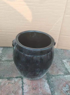 民俗老物件农村摆件酒坛子陶罐老罐子腌菜罐怀旧收藏民宿农家乐