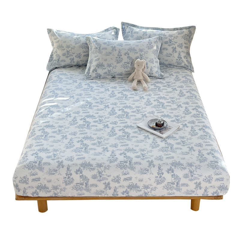 全棉床笠单件纯棉床罩防尘罩床套席梦思床垫保护罩全包床单可定制,床上用品,床笠,淘宝优惠券,粉丝福利购,淘宝优惠卷