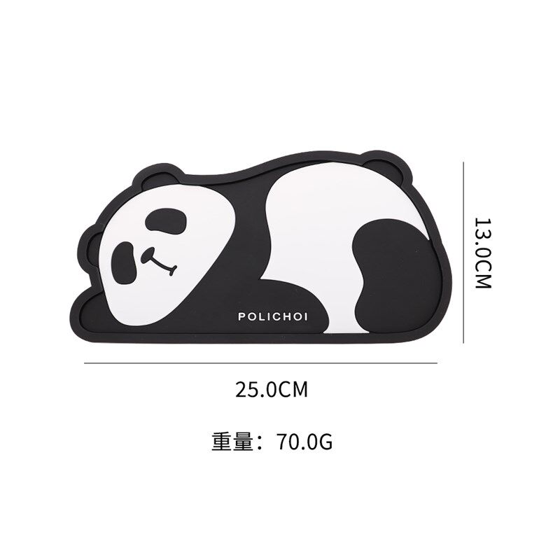 可爱车载汽车卡通萌宠前台摆件中控台仪表台手机固定耐高温防滑垫
