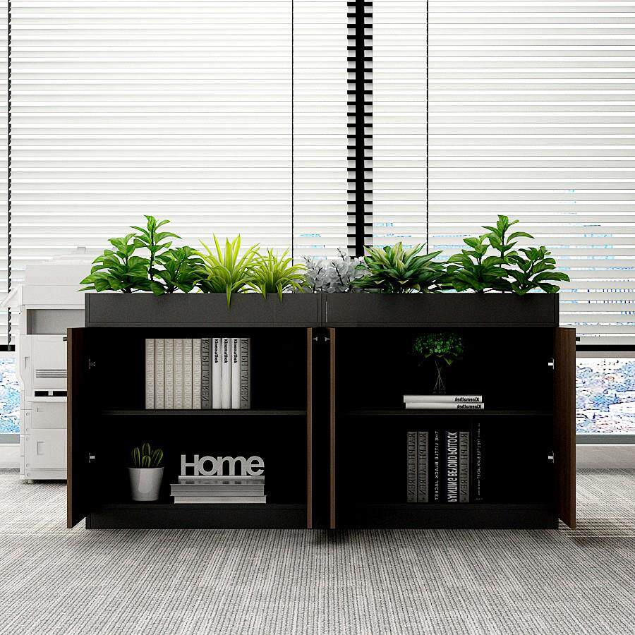 包安装办公室隔断柜文件柜资料柜花槽柜花柜储物木质柜矮柜边柜花,商业/办公家具,矮柜,淘宝优惠券,粉丝福利购,淘宝优惠卷