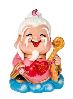 妙工坊佛像祝福财神招财神仙摆件车饰品9厘米公仔办公桌手办摆饰