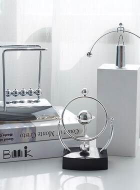 欧式客厅电视柜工艺品力学牛顿摆球小摆件办公室桌面创意装饰品
