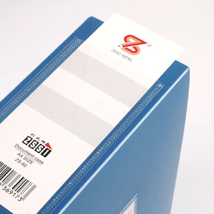 钊盛80ZS 100特大号背宽10cm公分8cm档案盒文件盒加厚塑料资料盒