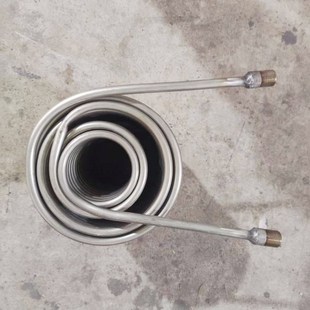 低温循环管316L螺旋盘管不锈钢换热管定制水冷却散热管冷凝器管件