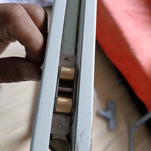 推拉门铜轮塑钢窗80窗户88型老式玻璃门移门77型塑料门窗纱窗