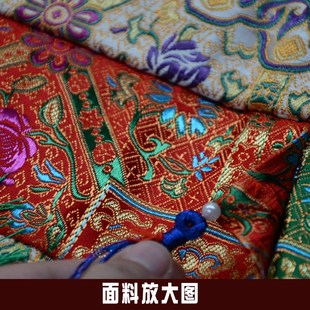 包邮民族藏式五色布艺寺院经堂墙面装饰宽24厘米佛宝幡挂帆竖幡