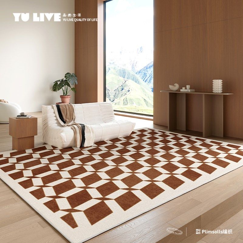 客厅地毯卧室床边2024新款沙发防水防滑免洗可擦轻奢高级感奶油风,居家布艺,地毯,淘宝优惠券,粉丝福利购,淘宝优惠卷