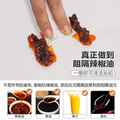 正方形桌布免洗防水防油防烫结婚喜庆轻奢高级感餐桌台布茶几桌布