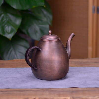 纯铜紫铜礼拜洗壶执壶水瓶水壶唐瓶唐壶唐瓶壶回族回民小净汤瓶壶