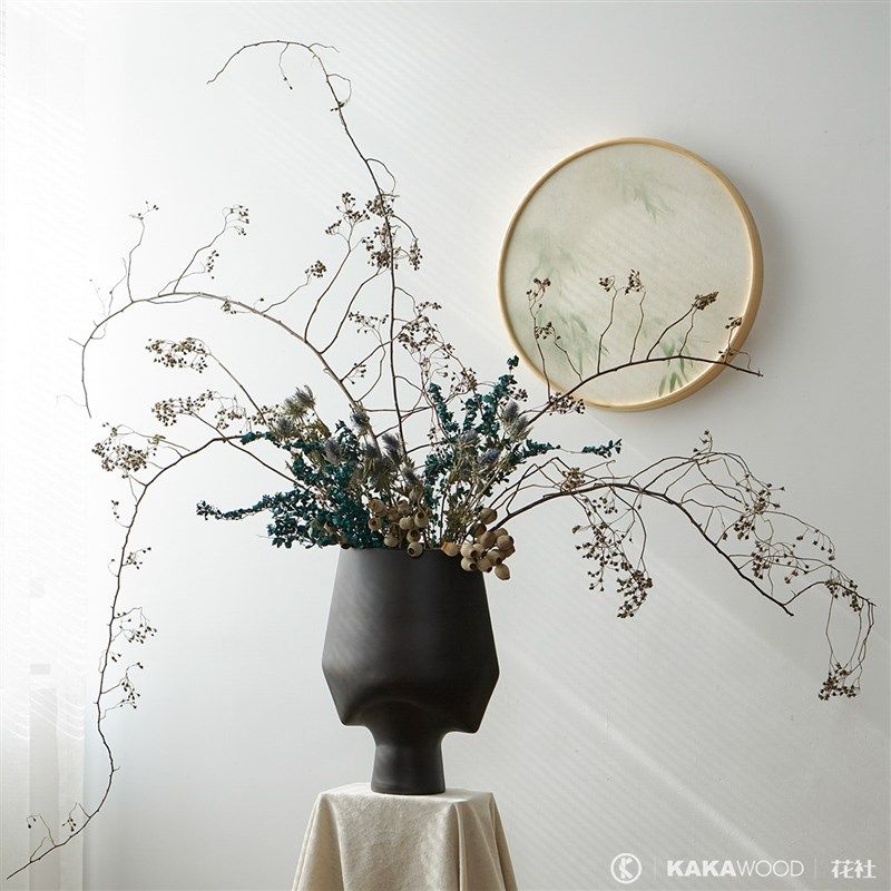 山归来套装干树枝天然植物创意高级插花卧室客厅桌面摄影