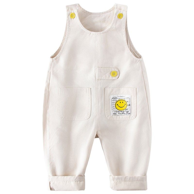 婴儿背带裤春秋白色一岁宝宝裤子护肚女孩男孩超洋气时尚童装儿童,童装/婴儿装/亲子装,裤子,淘宝优惠券,粉丝福利购,淘宝优惠卷