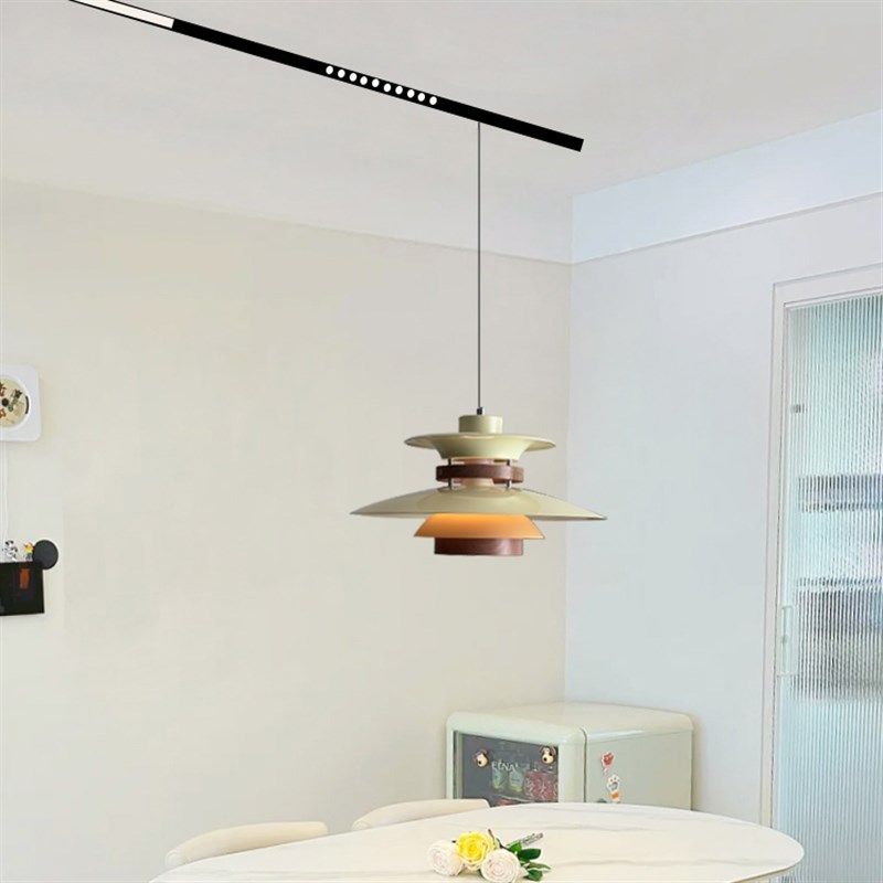 丹麦ph5餐厅吊灯日式侘寂风简约无主灯磁吸轨道吊灯飞碟吧台吊灯,家装灯饰光源,餐厅吊灯,淘宝优惠券,粉丝福利购,淘宝优惠卷