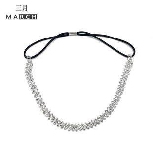 简约百搭欧美弹力闪亮性感腿饰绑带身体链配饰女大腿链条环状装饰