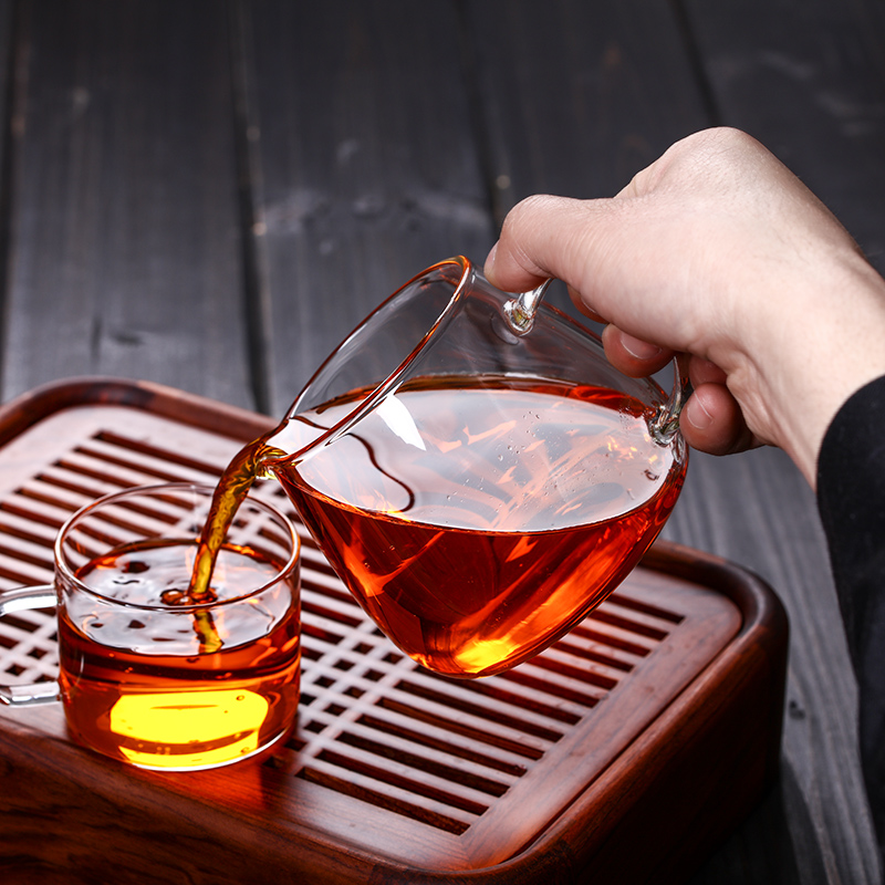 北大史玻璃公道杯纯手工加厚透明耐热倒茶分茶器功夫茶具茶海公杯