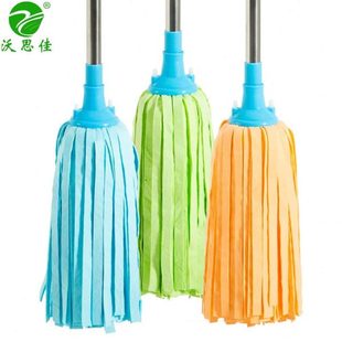 鹿皮拖把家用麂鸡皮绒墩布拖布替换头吸水懒人干湿两用无痕一拖净