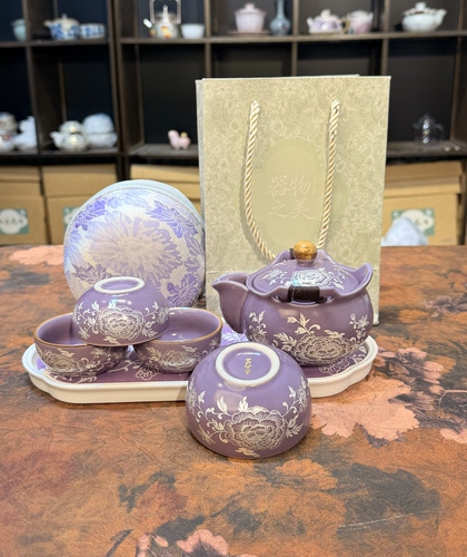 紫汝宝瓶壶 b017