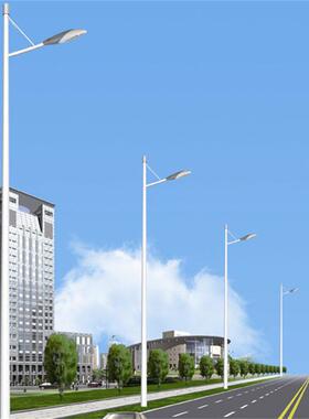 单臂双臂LED路灯市政道路工程照明路灯6米8米led交通照明灯