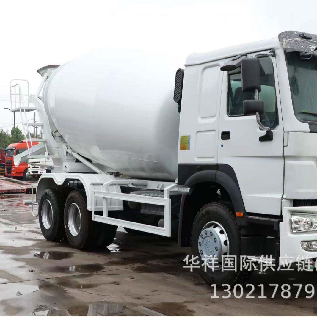 境外中国HOWO混凝土搅拌罐车12方水泥搅拌罐371马力卡车