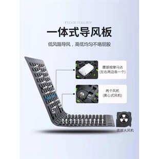 按摩12V汽车M通风坐垫带车载座垫吹 24V座椅凉垫空调制冷风扇夏季