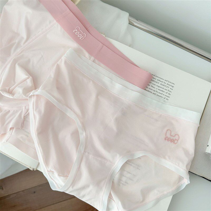 冰系夏季薄款冰丝飘飞情侣内裤中腰包臀亲肤无痕夫妻情调套装裸感