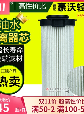 FS53060柴油水分离器滤芯LG9704552623/1适配重汽豪沃轻卡国五/六