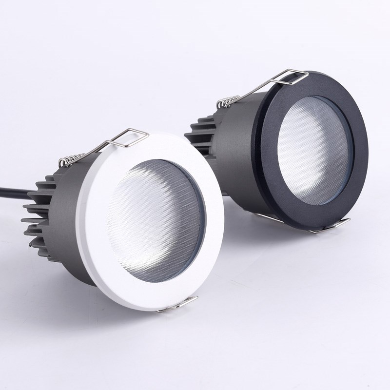 嵌入式防水射灯开孔75孔灯户外雨棚窄边框牛眼洞灯led天花灯筒灯