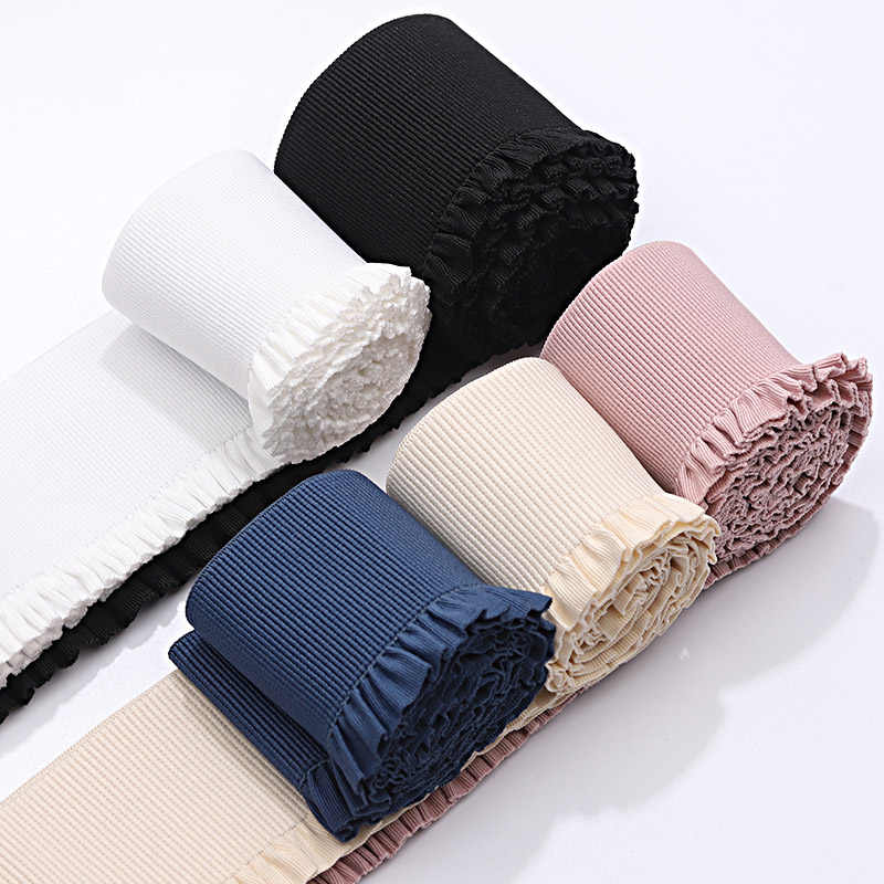 花边6cm宽松紧带加高加厚裤腰弹力带褶皱裤腰腰头辅料高弹力耐用