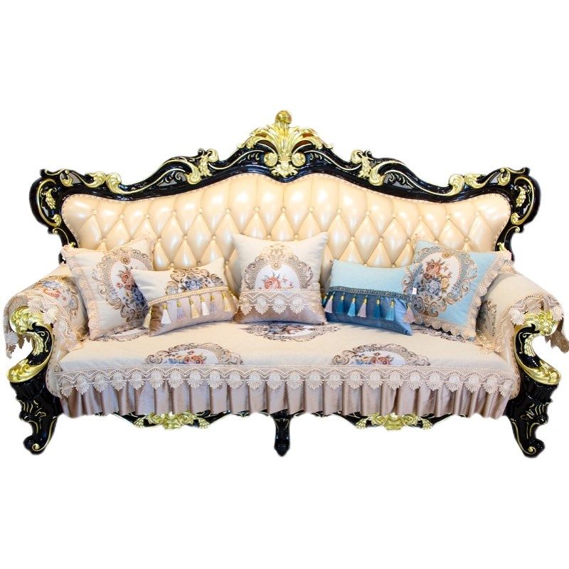 雪尼尔欧式沙发坐垫沙发套罩订做靠背巾新款防滑沙发垫四季通用,居家布艺,沙发垫,淘宝优惠券,粉丝福利购,淘宝优惠卷