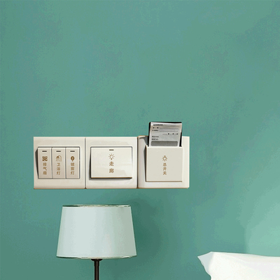 开关标识贴纸家用提示贴标签指示贴墙壁灯面板插座装饰保护套墙贴